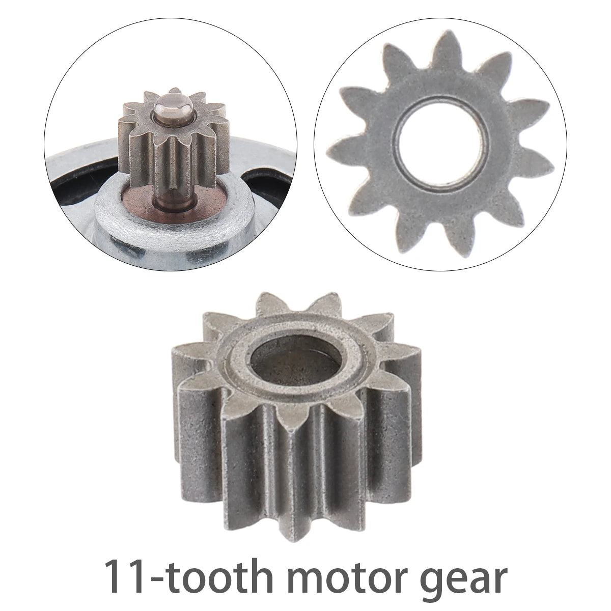 1pc DC Motor Gear Mini 9/11/12/13/14/15 Teeth Metal Gear Replacemen for 10.8/12/14.4/16.8/18/21/25V Motor For Fan Home Tools Toy