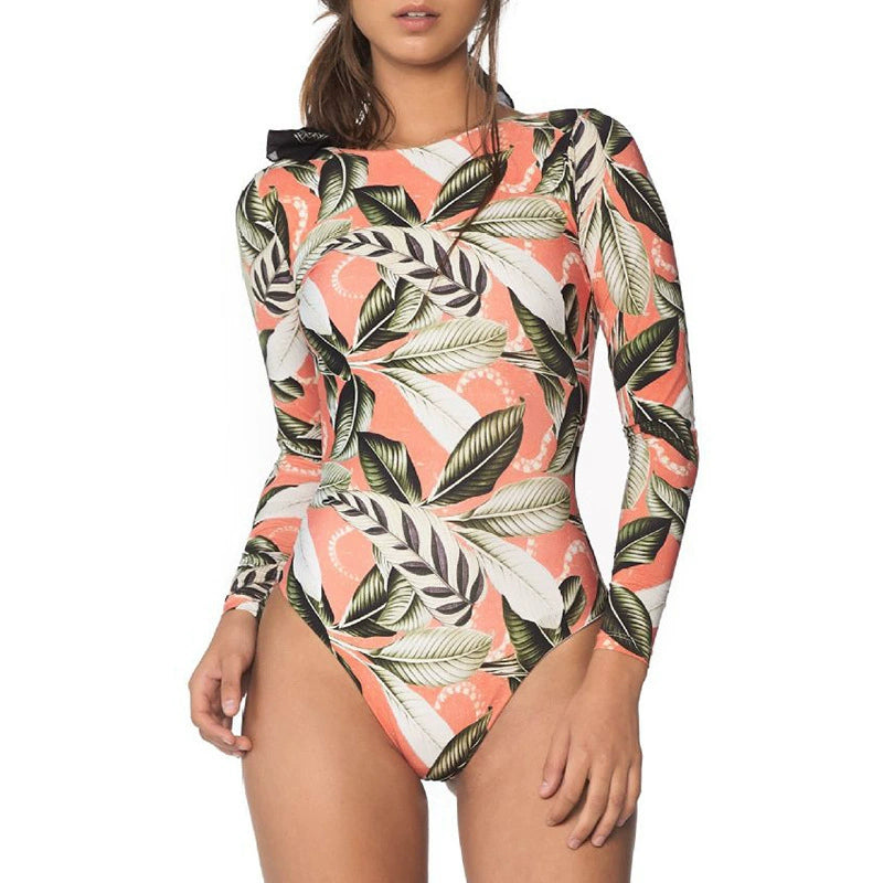 European and American Women Print One-Piece Swimsuit Backless Sexy bikini Printed Sexy Bikini Swimsuit