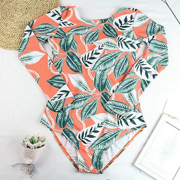 European and American Women Print One-Piece Swimsuit Backless Sexy bikini Printed Sexy Bikini Swimsuit