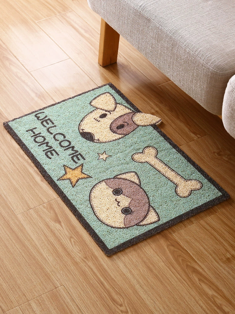 Cartoon Bedroom Door Bathroom Household Absorbent Floor Mat