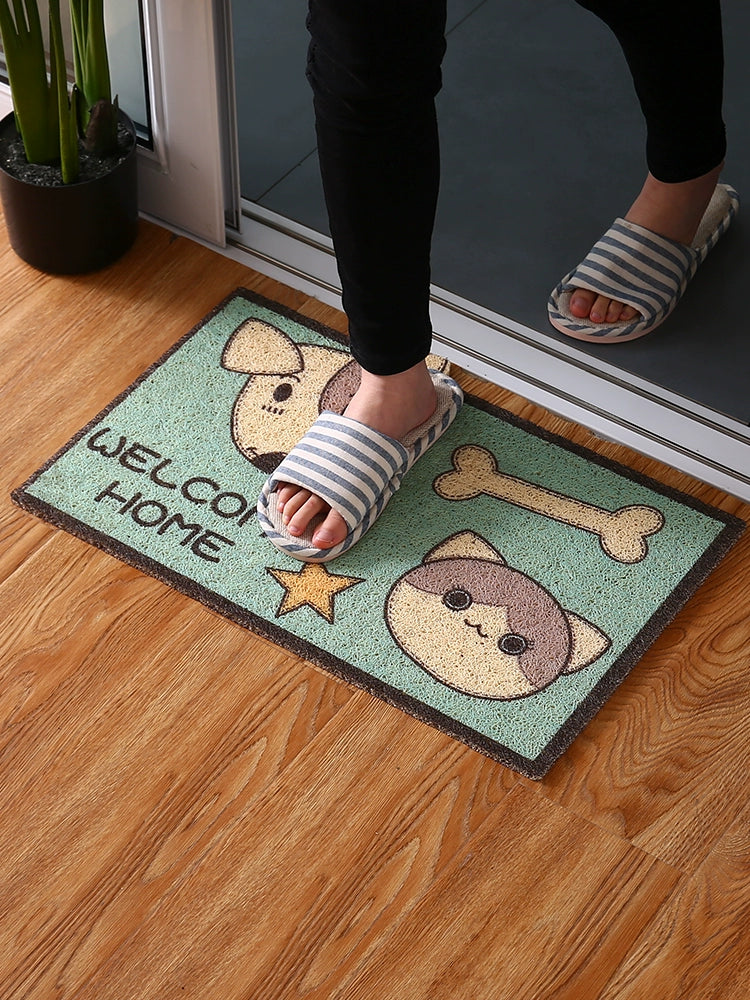 Cartoon Bedroom Door Bathroom Household Absorbent Floor Mat