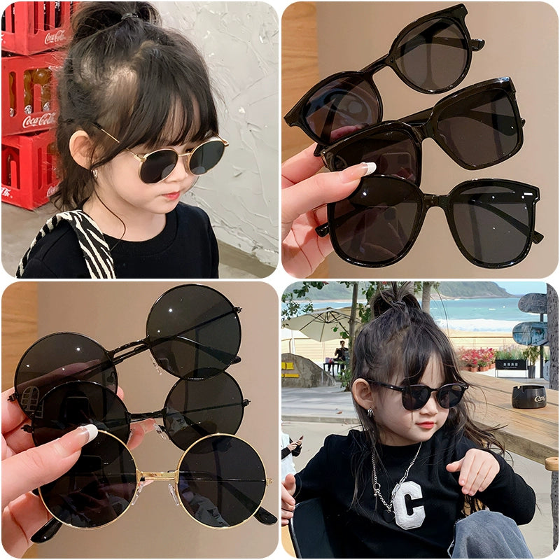 UV Protection Black Boys Baby Girls Sunglasses