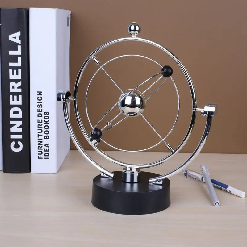 Rotation Perpetual Motion Newton Pendulum Balance Ball Pendulum Ball Physics Tumbler Craft Home Table Decorations Desk Toy Gift