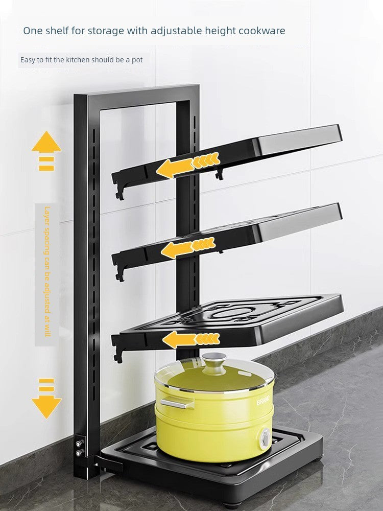 Multi-Layer Cookware Sink Countertop Kitchen Rack