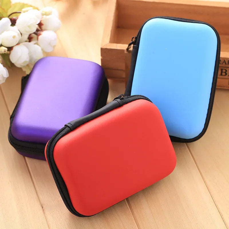 Hot Sale 5Colors Hard Case for Board Games Children Game Cards Travel Zipper Carry Cases Earphone Storage Box Dropshipping