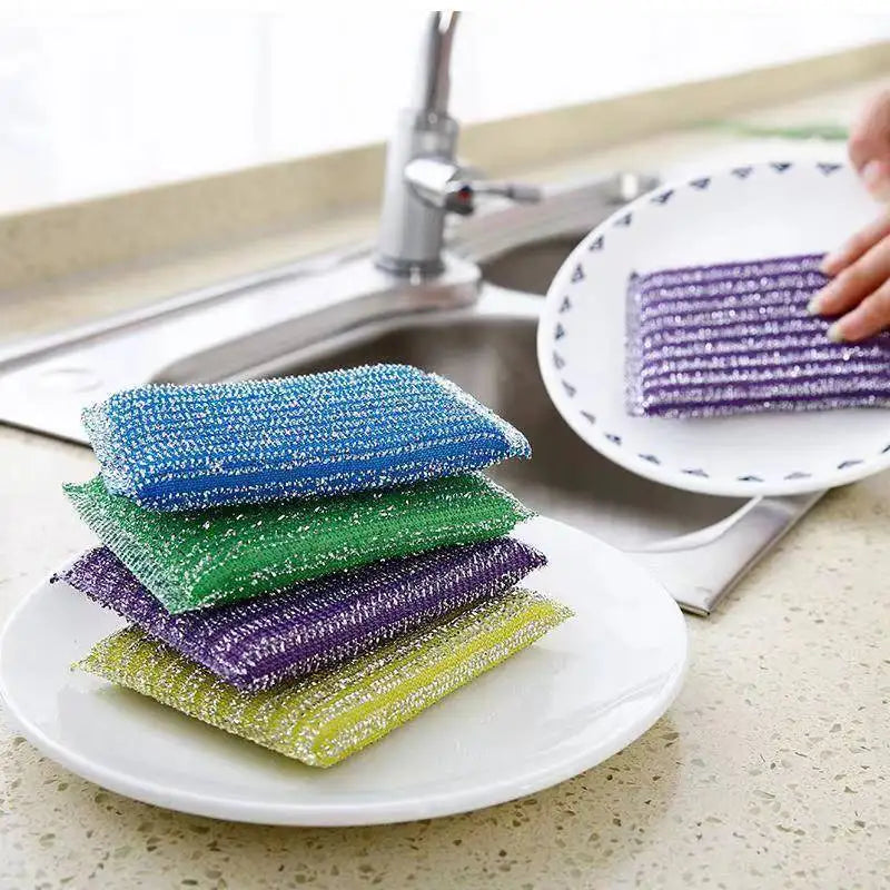 Kitchen Cleaning Sponges Double Sided Sponges Home Pan Pot Dishwashing Sponge Non Scratch Scouring Sponges Stains Removing Rub