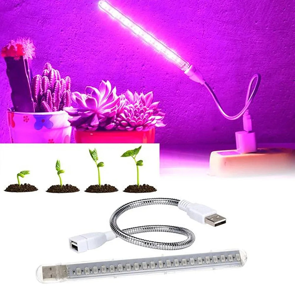 USB 5V LED Growth Lamp Full Plant Growth Light Indoor Plant Lamp Flower Seedling Greenhouse Fitolampy