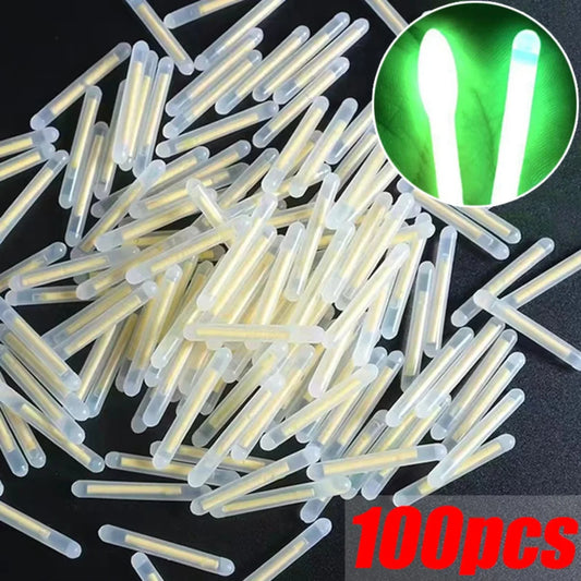 10/100PCS Fireflies Fluorescent Lightstick Light Fishing Float Rod Lights Dark Glow Stick Useful Fishing Fluorescent Lightstick