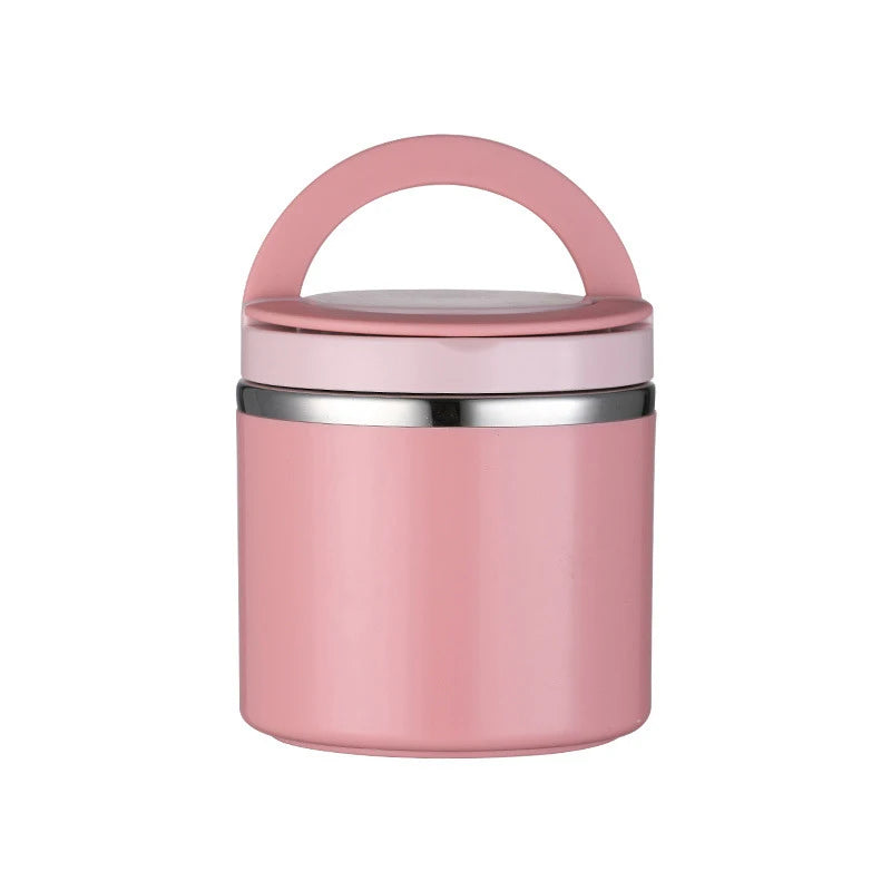 630/1000ML Stainless Steel Lunch Box Drinking Cup Food Thermal Jar Soup Insulated Thermos Container Portable Bento Lunchbox