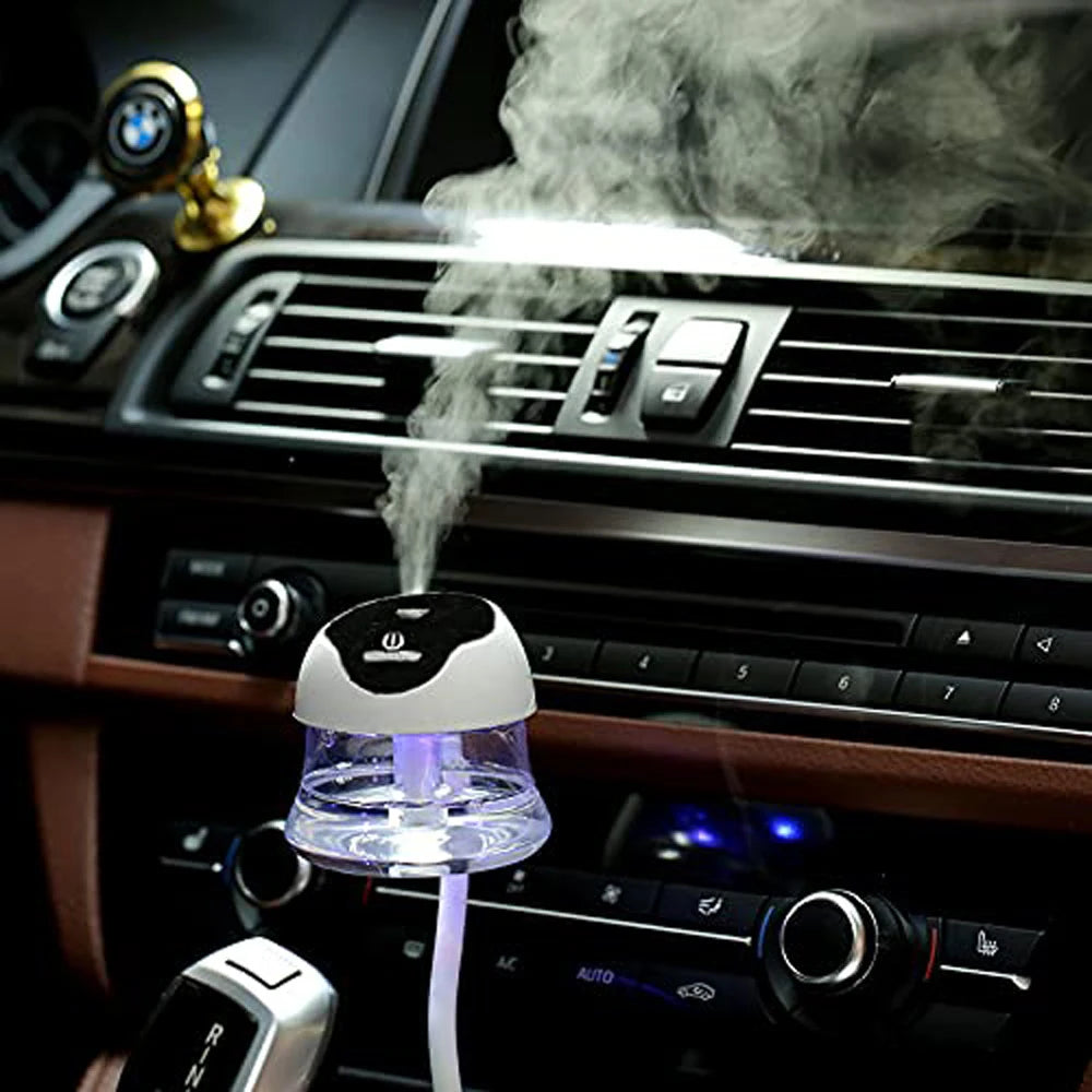 Car Diffuser Humidifier Aromatherapy Diffuser USB Cool Mist Mini Portable Diffuser for Car Home Office Bedroom Update Version