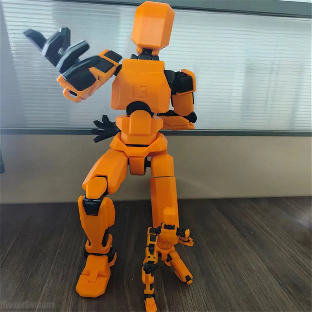 13cm Multi-Jointed Movable Shapeshift Robot 3D Printed Mannequin Dummy 13 Character Figures Toys Kids Adults