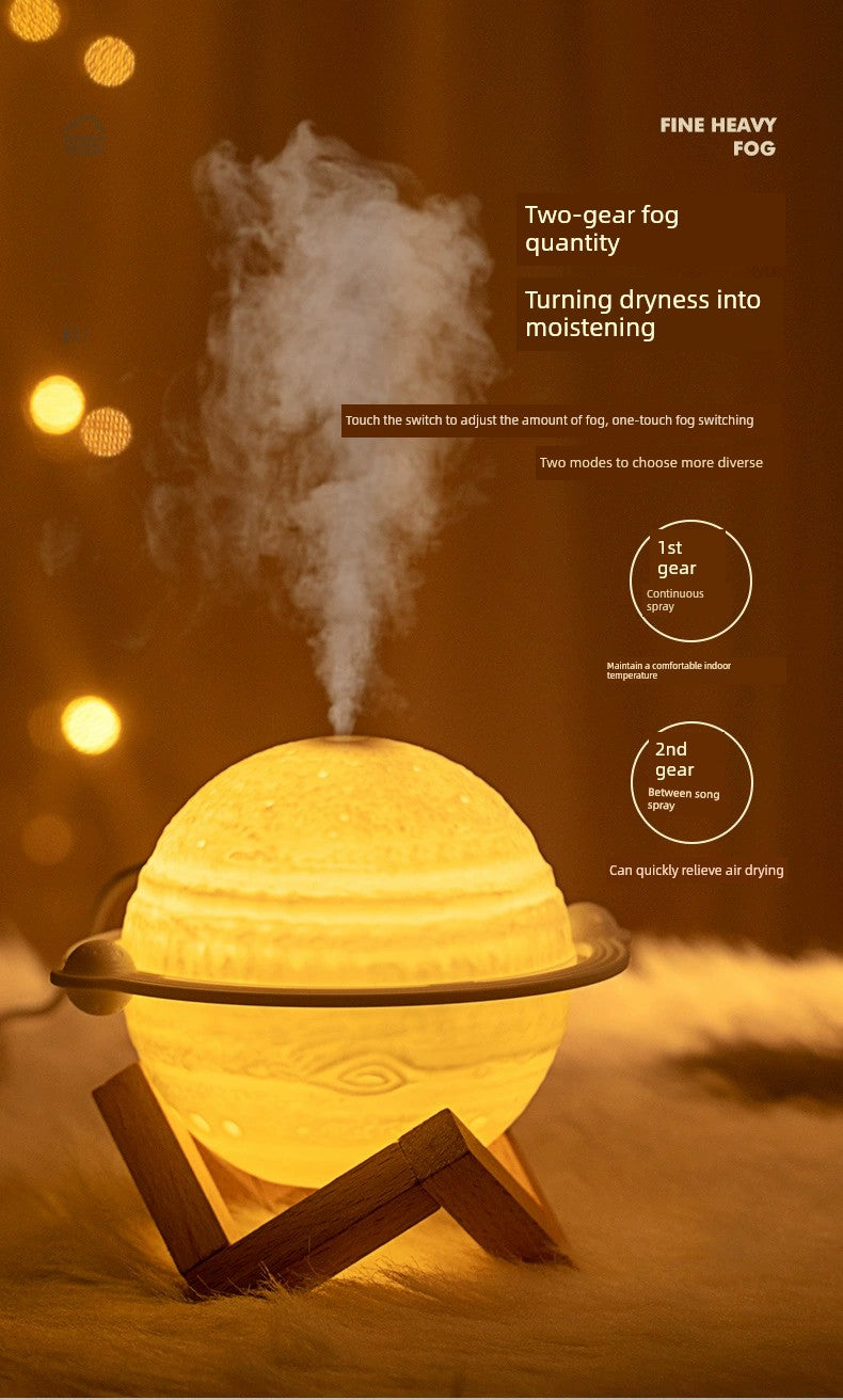 Cross-Border Jupiter Humidifier Home Office Large-Capacity Desktop Humidifier USB Ambience Light Air Humidifier