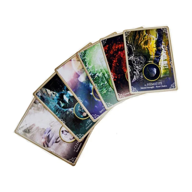 44cards Eternal Crystals Oracle cards English Divination fate Edition Deck Borad Games