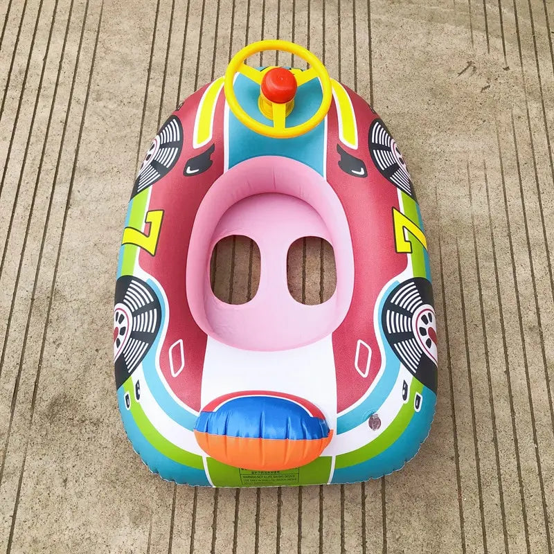 Swimming pool children's inflatable swimming ring thickened baby swimming seat swimming ring swimming accessories water supplies