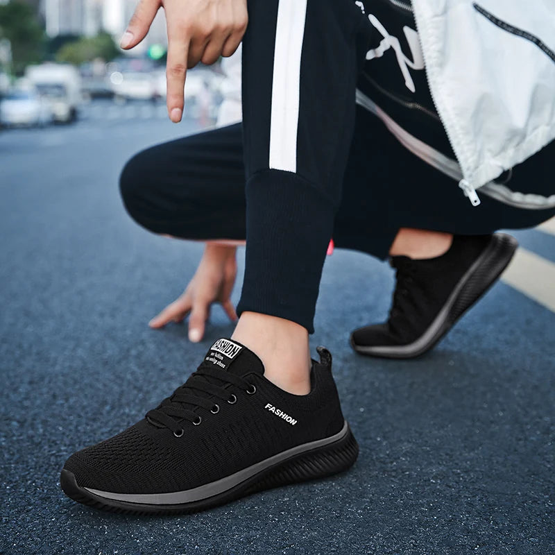 Mens Casual Sneakers Shoes Lace-up Men Shoes Lightweight Comfortable Breathable Big Size 46 Walking Sneakers for Men