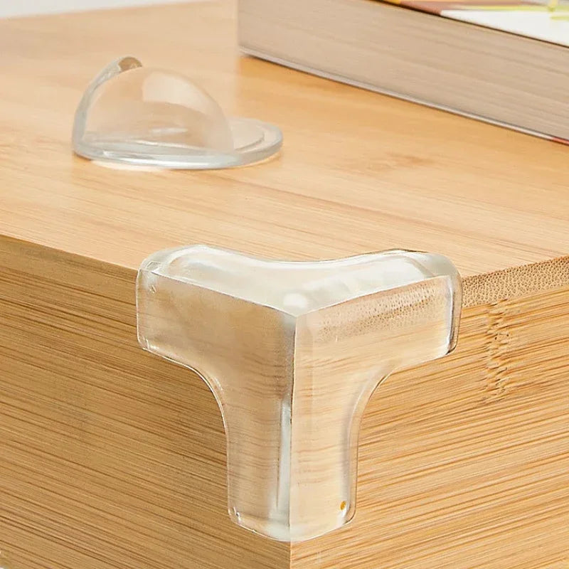 1/12pcs Baby Safety Silicone Protector Table Furnitur Kids Desk Corner Edge Protection Cover Children Soft Anticollision Guards