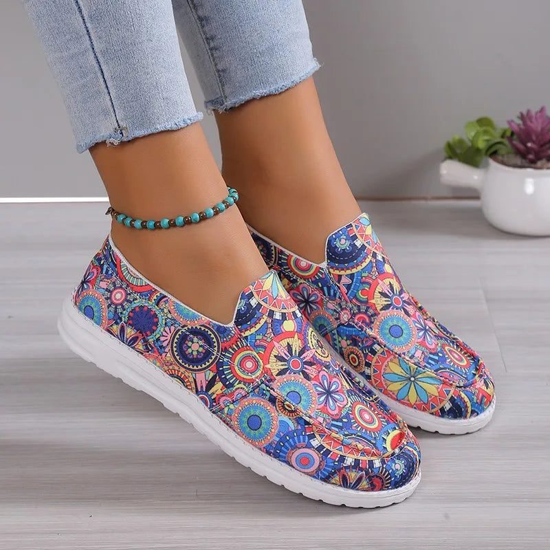 New Women's Shoes Basic Women's Flat Shoes Trend Casual Flat Shoes Round Toe Wedge Heels Women's Single Shoes 2023