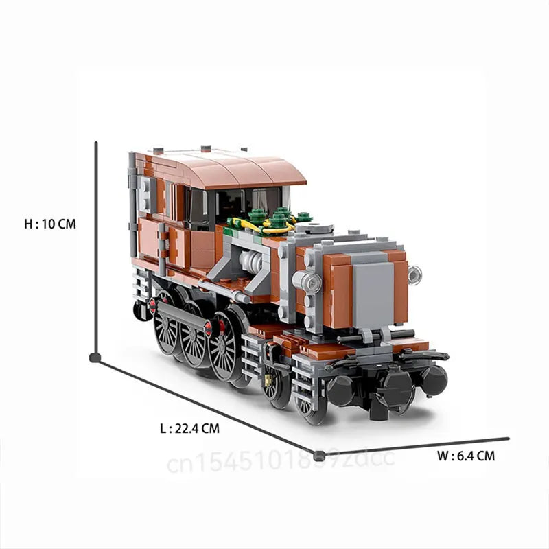 Moc High-Tech City Train Railways Building Blocks Set Retro Steam Train Carriage Bricks Constructor DIY Toys Birthday xmas Gifts