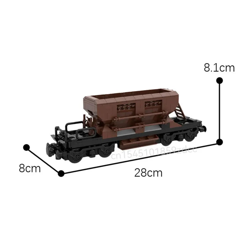 Moc High-Tech City Train Railways Building Blocks Set Retro Steam Train Carriage Bricks Constructor DIY Toys Birthday xmas Gifts