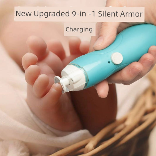 Baby Electric Nail Grinder Baby Nail Clippers Newborn Dedicated Baby Anti-Pinch Nail Scissors Knife Set Care