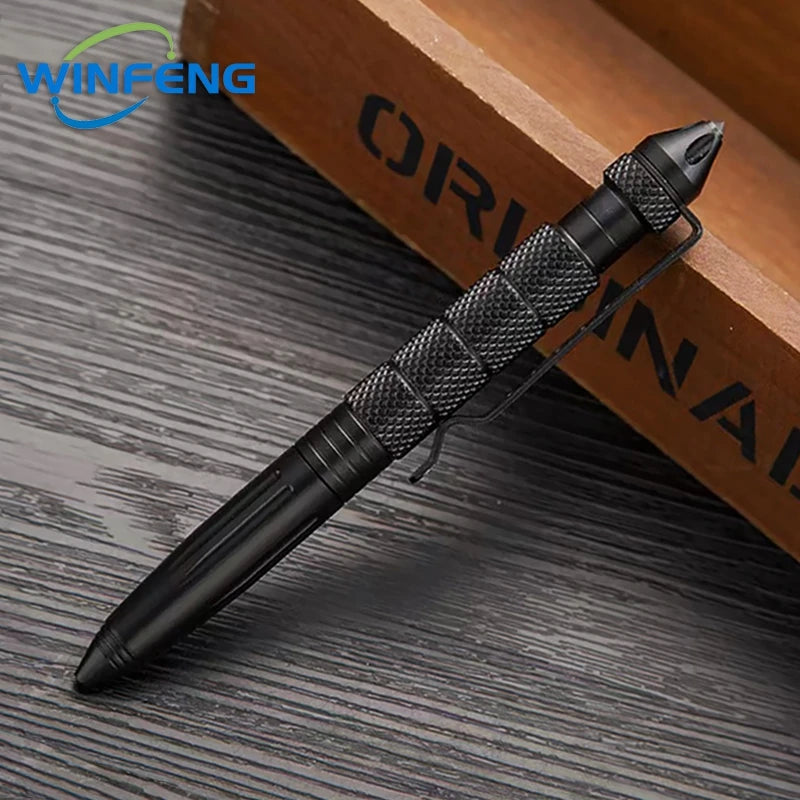 Outdoor Survival Tactical Pen Self Defense Weapons Emergency Hammer Portable Aluminium Self Defense Personal Security Tool