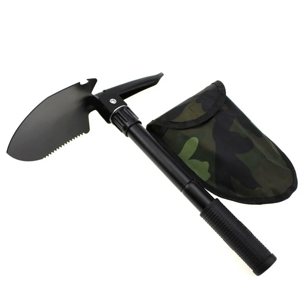 Outdoor Garden Shovel Folding Camping Shovels Spade Multi-function Military Tactical Shovel Garden Hoe Digging Hand Tool Kit