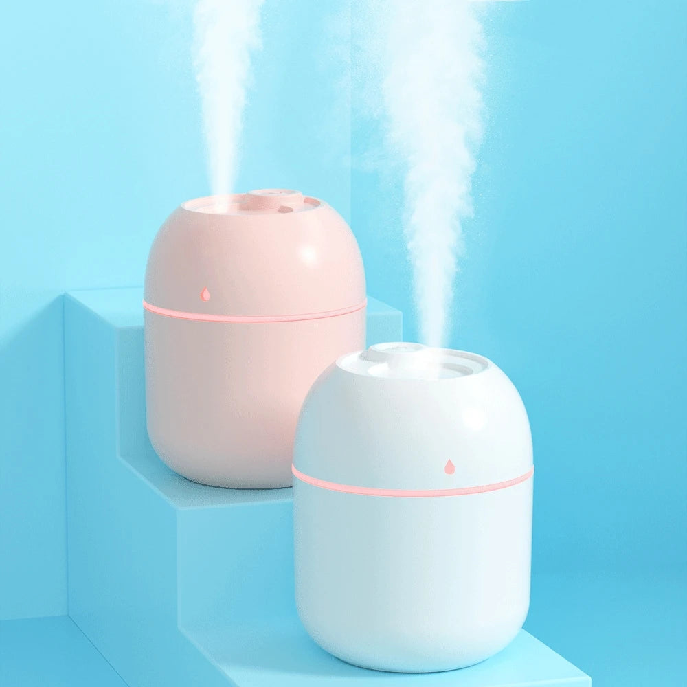 220ML Mini Humidifier Portable Spray Mist USB Ultrasonic Desktop Indoor Household Oil Essential Mute Air Diffuser Atomization