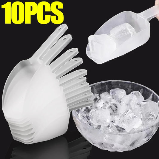 5/10pcs Plastic Ice Shovel Kitchen Tools Flour Food Candy Ice Cream Scoop Small Measuring Scoops Shovels Party Kitchen Supplies