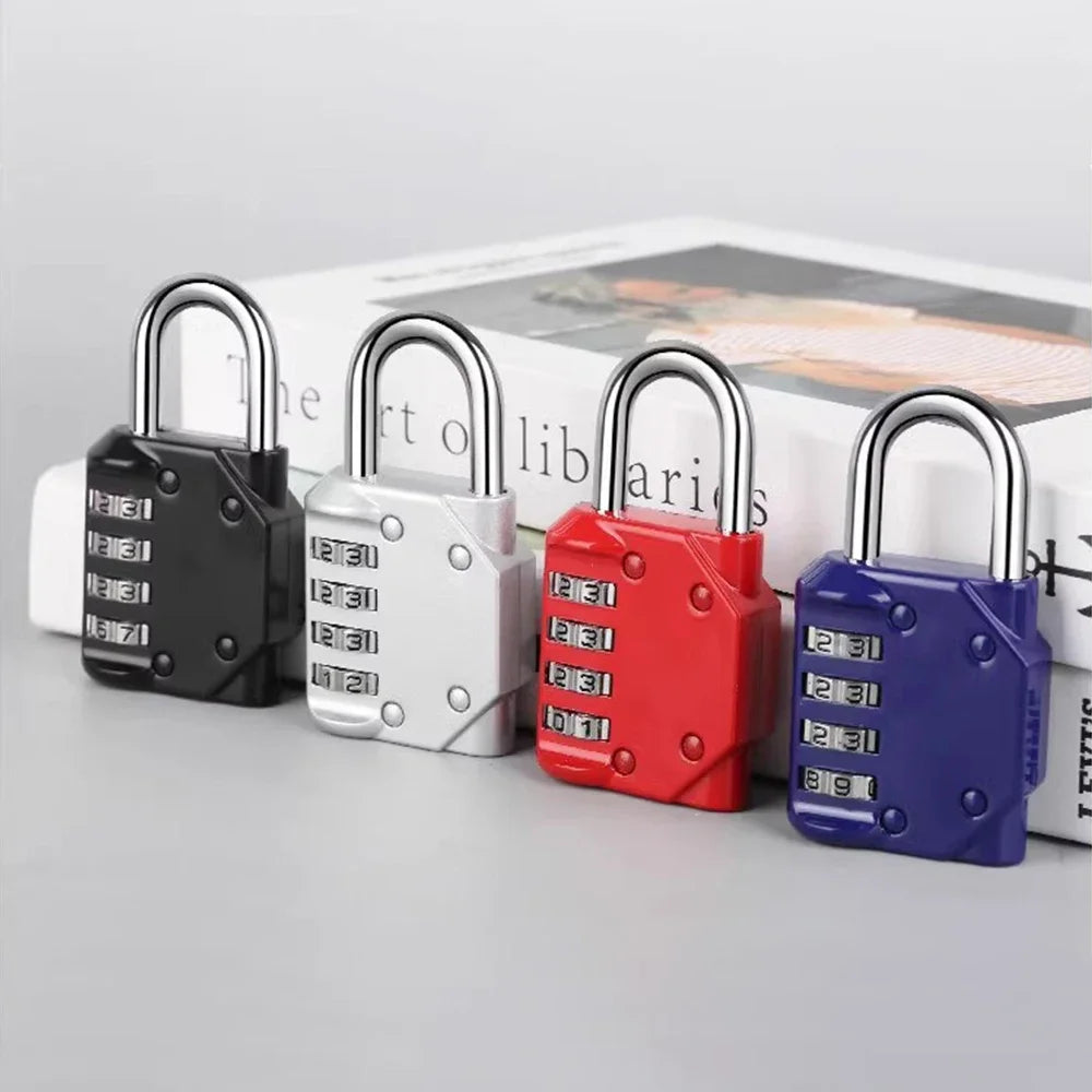 ORIA Combination Padlock 1PCS Password Locks 4 Digit Waterproof Outdoor Lock For Door Suitcase Bag Package Cabinet Locker Window