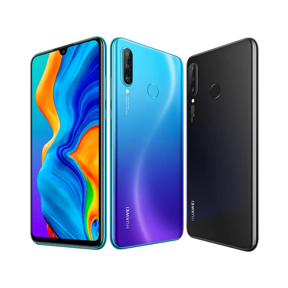 Global HUAWEI P30 Lite Smartphone Android 6.15 inch 128GB ROM 4GB RAM 48MP+32MP Cell phone Google Play Unlocked Mobile phones