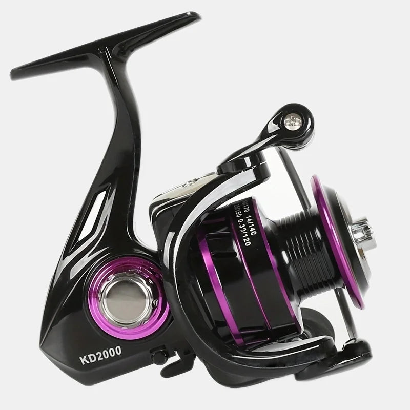 BILLINGS KD 1000-6000 Series, 5.0:1/4.7:1 Gear Ratio, 22LB Max Drag, Metal Rocker,Spinning Fishing Reel,For Freshwater Saltwater