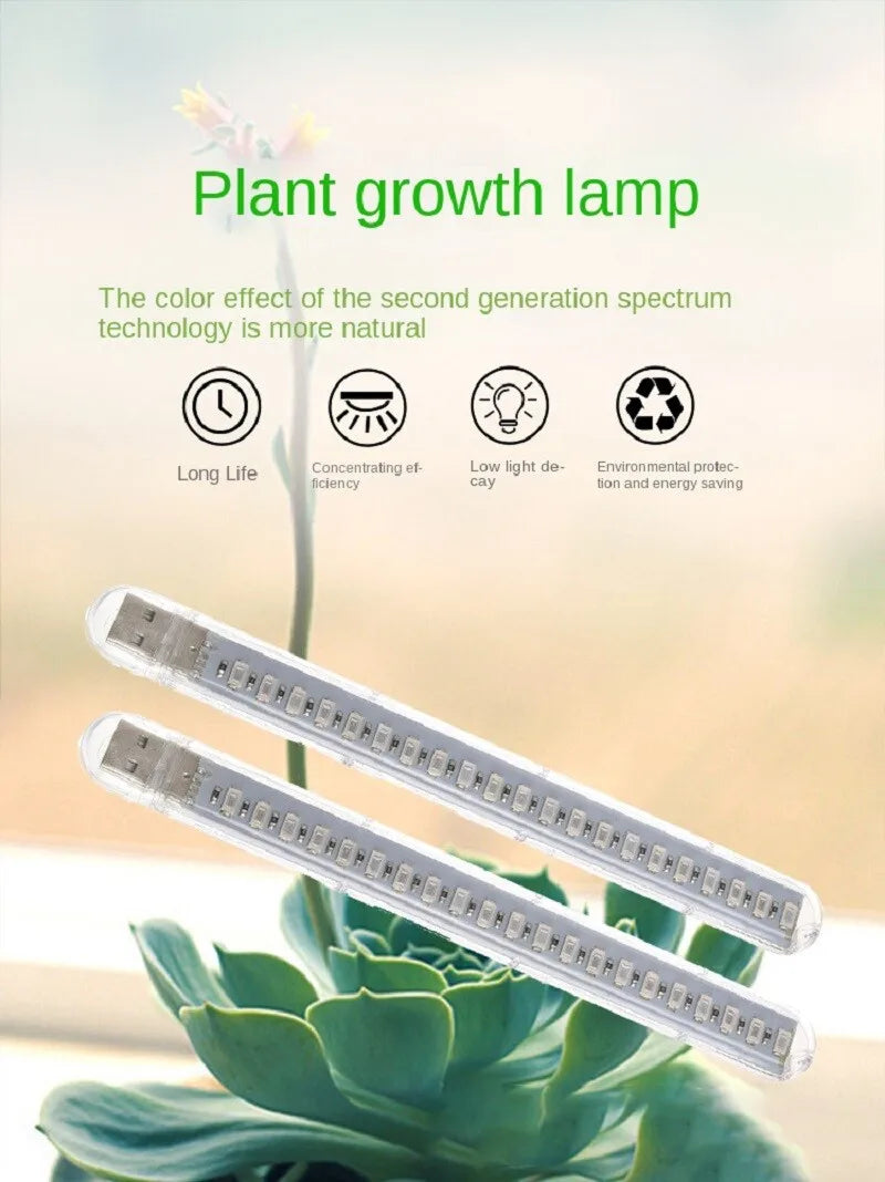 USB 5V LED Growth Lamp Full Plant Growth Light Indoor Plant Lamp Flower Seedling Greenhouse Fitolampy