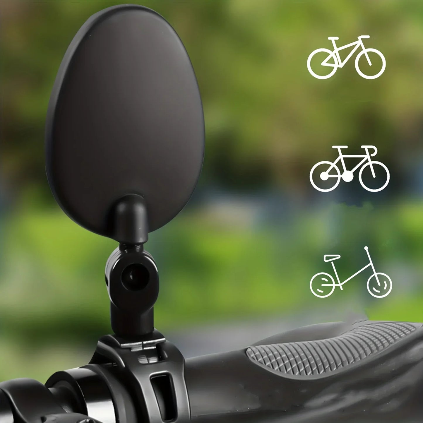 Bike Mirror 360 Degree Adjustable Rotatable Handlebar Mirror Wide Bycicle Accessories Cycling Rear View Mirror