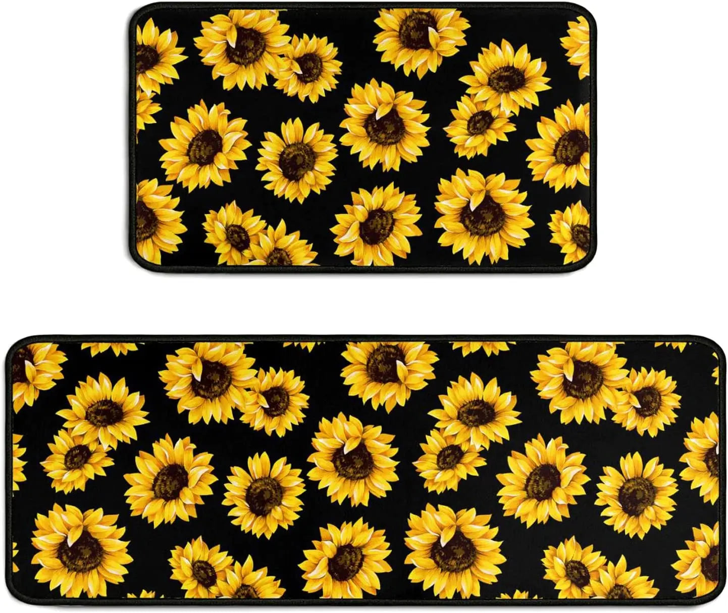 Kitchen Rug Decor Farmhouse Style Kitchen Floor Mat Home Decoration Chicken Sunflower Runner Balcony Rug Indoor Doormat