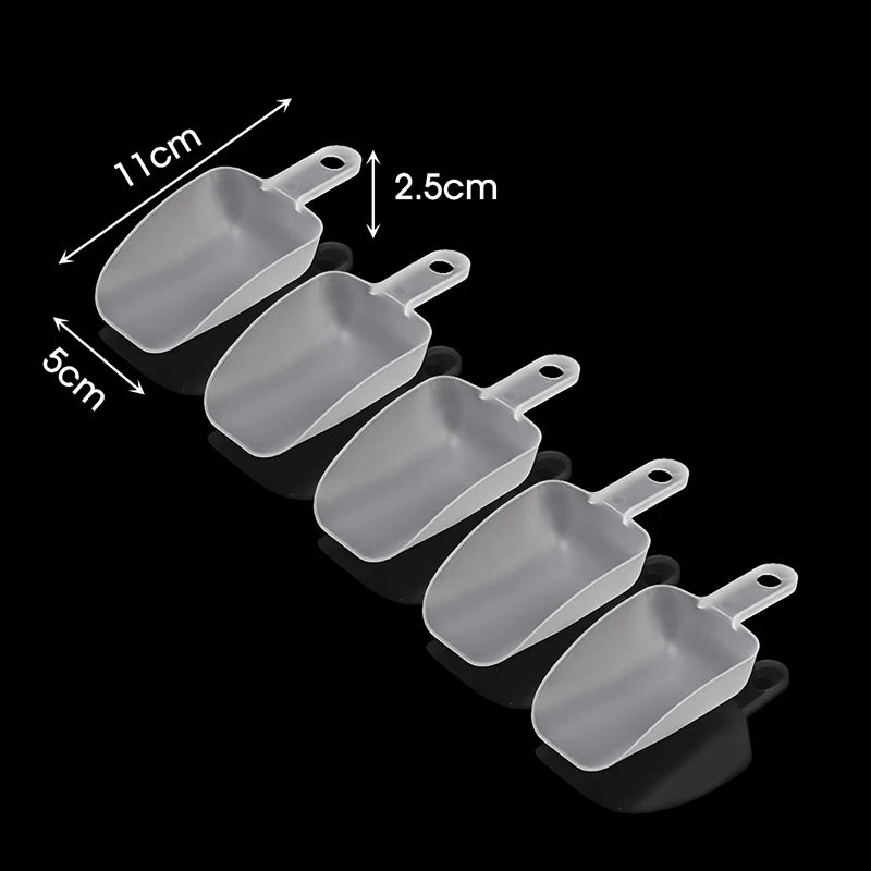 5/10pcs Plastic Ice Shovel Kitchen Tools Flour Food Candy Ice Cream Scoop Small Measuring Scoops Shovels Party Kitchen Supplies