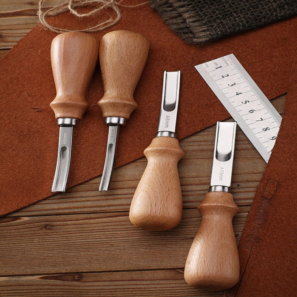 Practical Leather Craft Edge Beveler Skiving Beveling Cutting Diy Handmade Cutting Hand Trimming Leather Craft Tools