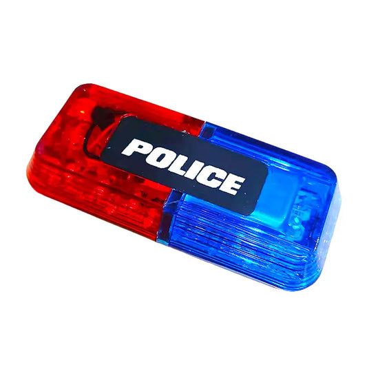 LED Red Blue Shoulder Police Light With Clip Rechargeable Strobe Flashing Warning Personal Safety Multifunction Flashlights