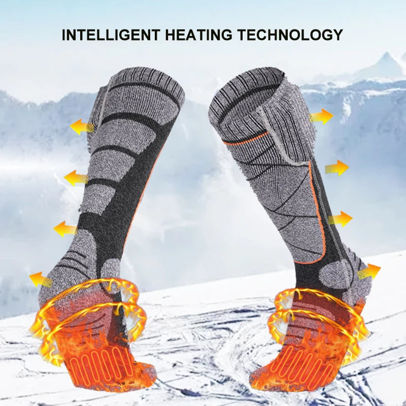 5000mAh APP Control Self Heated Socks Winter Ski Thermal Socks Cycling Warm Sock Men's Women's Heating Foot Warmer Electric Sock