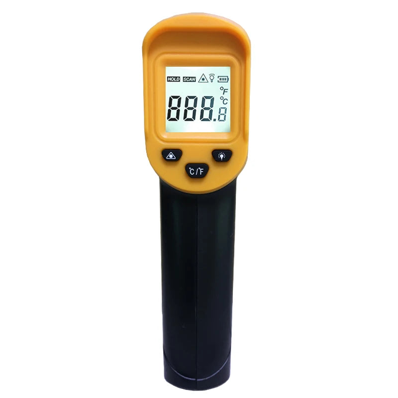 600C Digital Non-Contact Infrared Thermometer Laser Pyrometer For Boiler Home Oven Confectionery Bath Water BBQ Temperature Mete