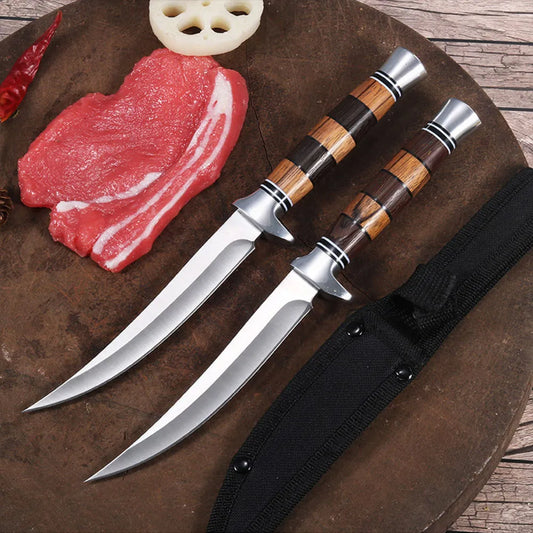 Sashime Knife Fish Filleting Knife Wood Handle High Stainless Steel Kitchen Knives Meat Cleaver Butcher Knife Chef Slicing Tools