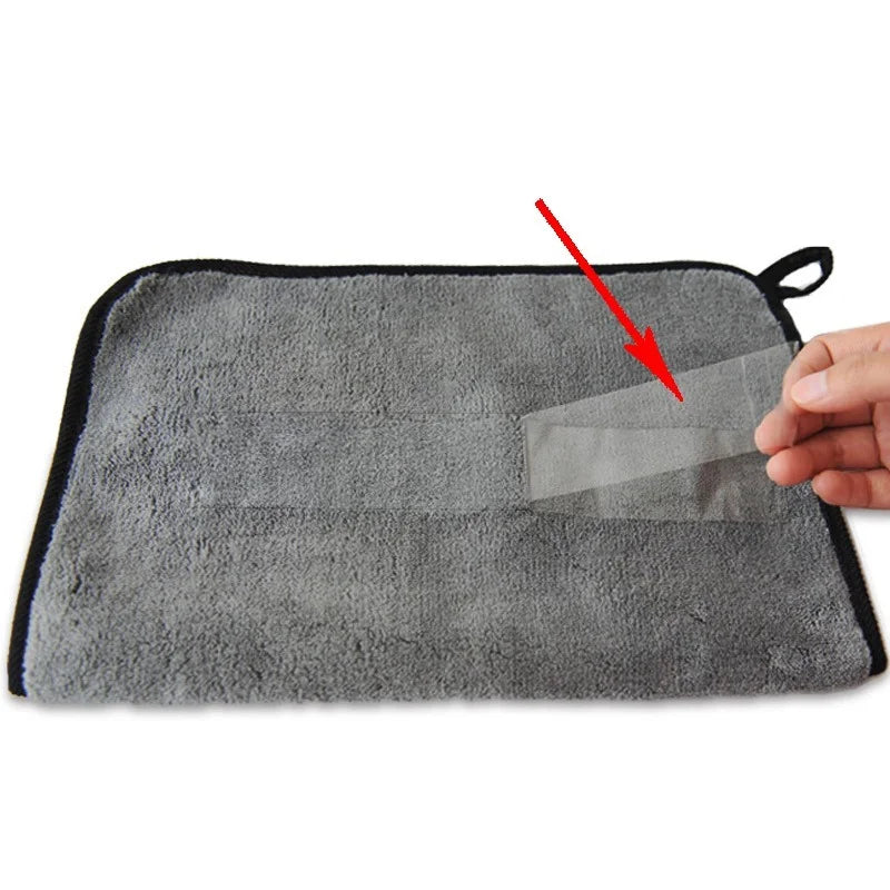 Microfiber Cleaning Towel Thicken Soft Drying Cloth Car Body  Washing Towels Double Layer Clean Rags 30/40/60cm