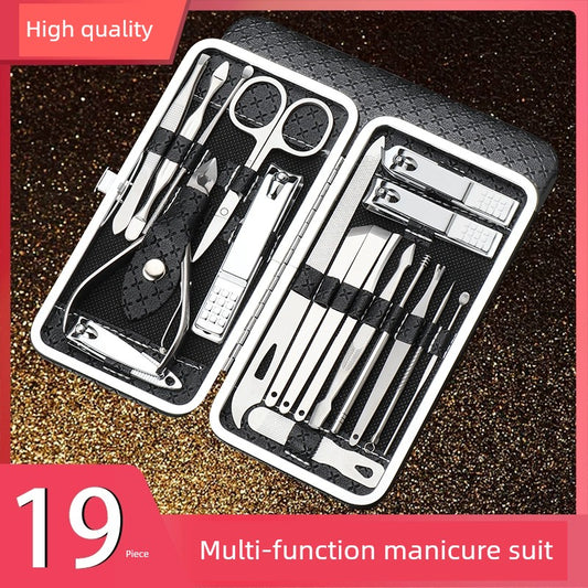 Pruning Nail Clippers Suit Household Pedicure Manicure Implement Nail Groove Foot Scissors Bent Nose Plier Dedicated Single Men's Inflammation