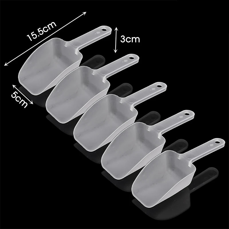 5/10pcs Plastic Ice Shovel Kitchen Tools Flour Food Candy Ice Cream Scoop Small Measuring Scoops Shovels Party Kitchen Supplies