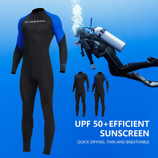 Adult Surfing Wetsuit Men Wet Suits UV Swimwear Diving Suit Nylon M-3XL Full Wetsuit Adult Diving Snorkeling Body Suits