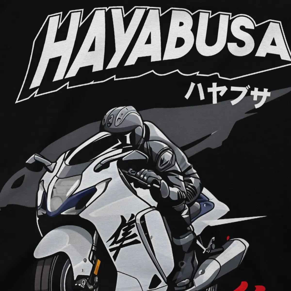 Cool Men's T Shirt Hayabusa Vintage Tees Short Sleeve Crewneck T-Shirt Pure Cotton Gift Idea Clothes