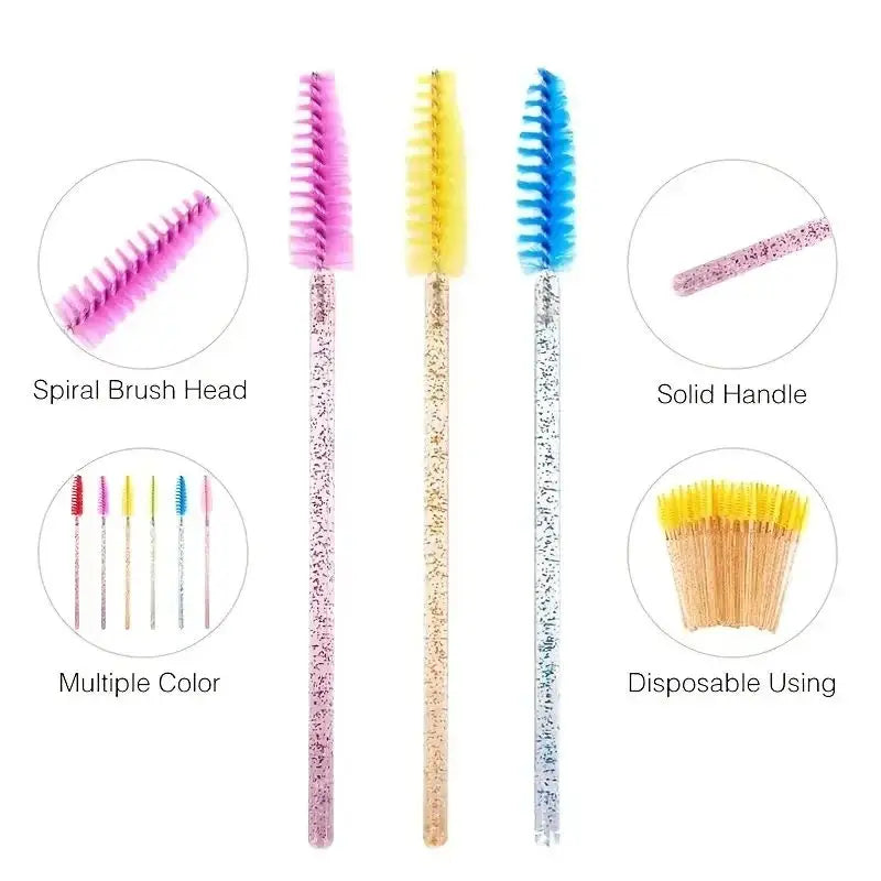 50PCS/Set Crystal Clean Brush For Glass Smoking Pipe Cleaning Tools Brush Clean Hand Tobacco Pipe Smoking Accessories