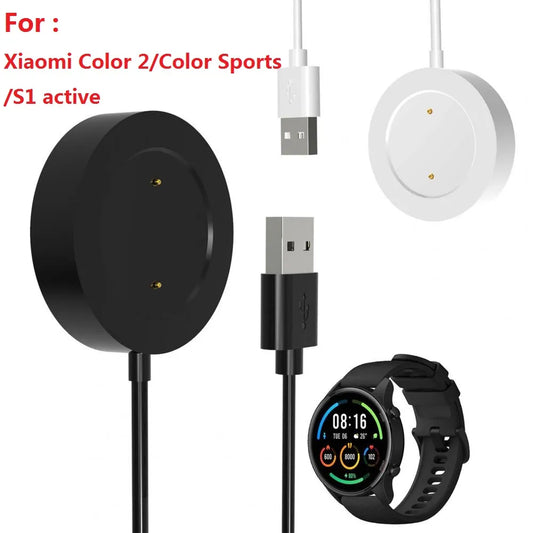 1M USB Charging Cable For Xiaomi Mi Watch Color Sports Dock Magnetic Charger Adapter Stand For Xiaomi Watch S1 active/Color 2