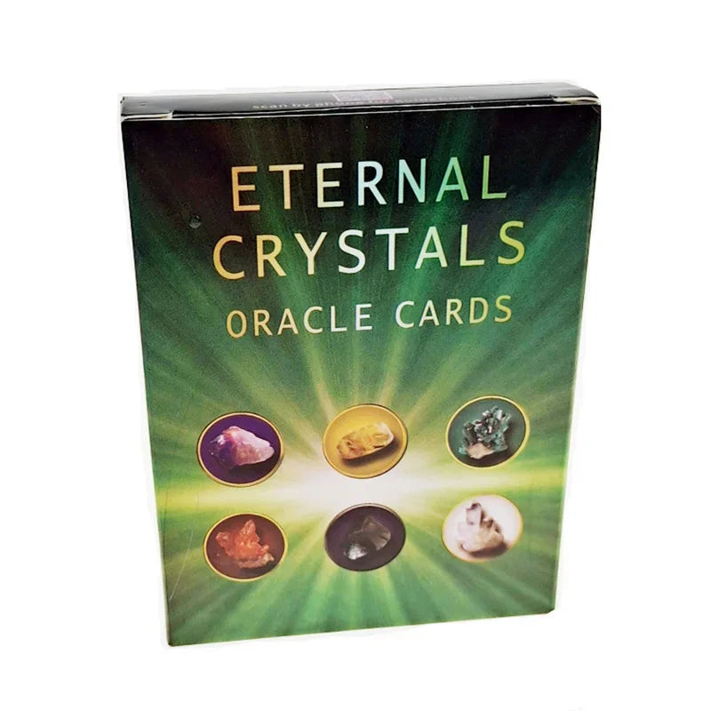 44cards Eternal Crystals Oracle cards English Divination fate Edition Deck Borad Games