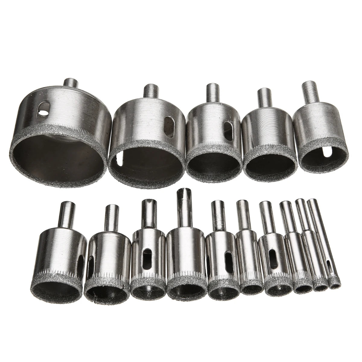 15PCS/SET Diamond Hole Saw Drill Bit Tool 6-50mm Ceramic Porcelain Glass Marble 6/8/10/12/14/16/18/20/22/25/26/28/30/40/50mm