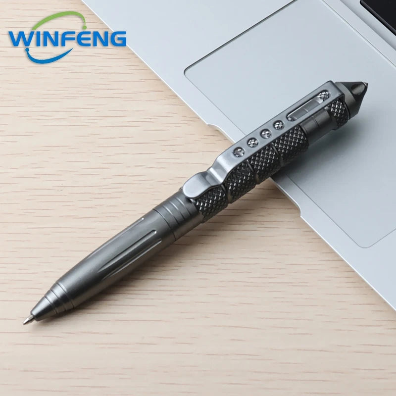 Outdoor Survival Tactical Pen Self Defense Weapons Emergency Hammer Portable Aluminium Self Defense Personal Security Tool